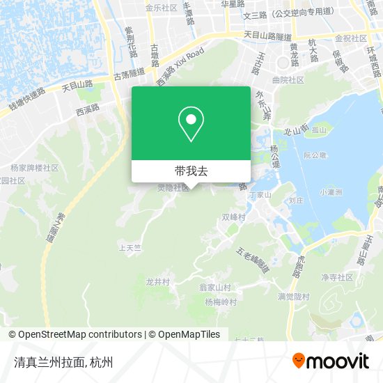 清真兰州拉面地图