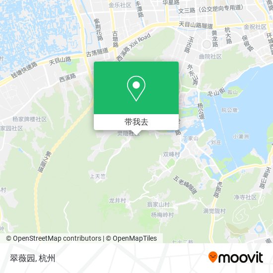 翠薇园地图