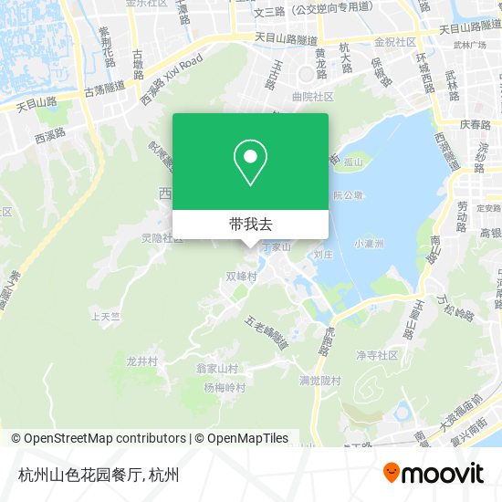 杭州山色花园餐厅地图