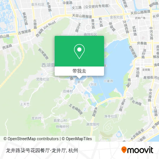 龙井路柒号花园餐厅-龙井厅地图