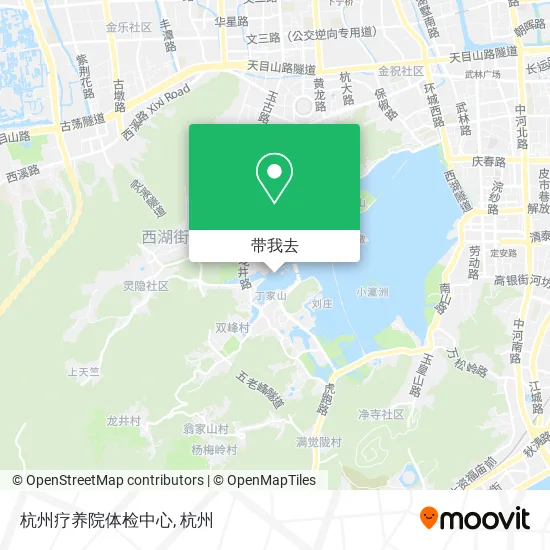 杭州疗养院体检中心地图