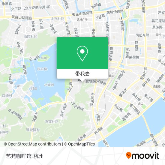艺苑咖啡馆地图
