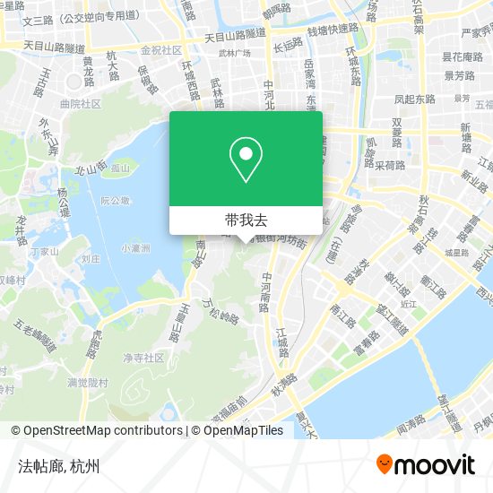 法帖廊地图