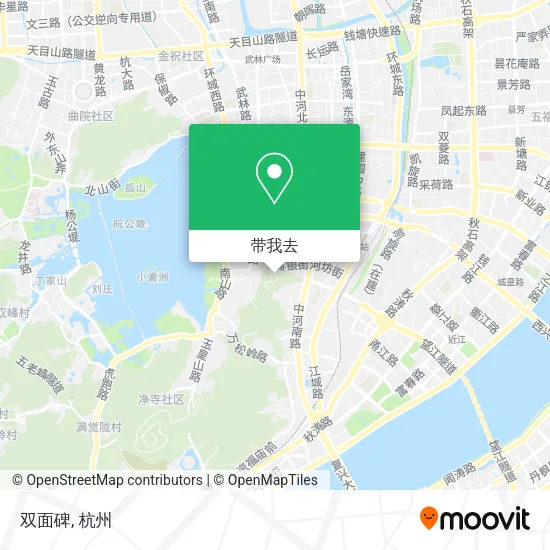 双面碑地图
