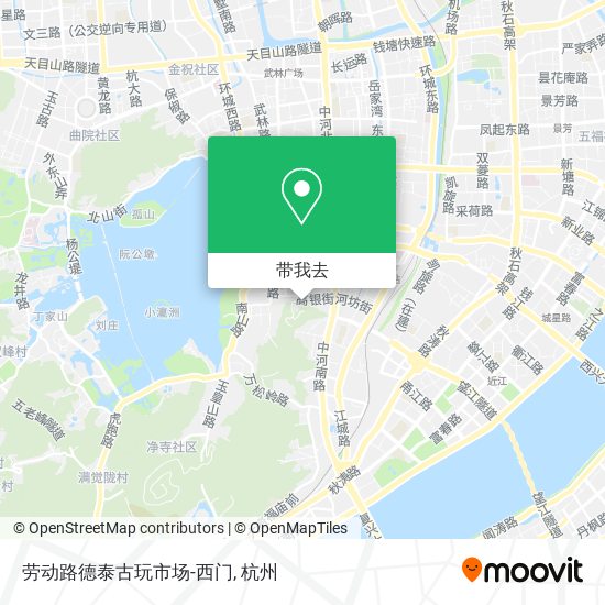 劳动路德泰古玩市场-西门地图