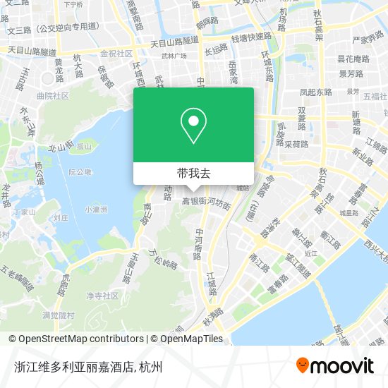浙江维多利亚丽嘉酒店地图