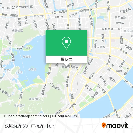 汉庭酒店(吴山广场店)地图