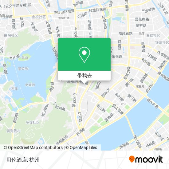 贝伦酒店地图