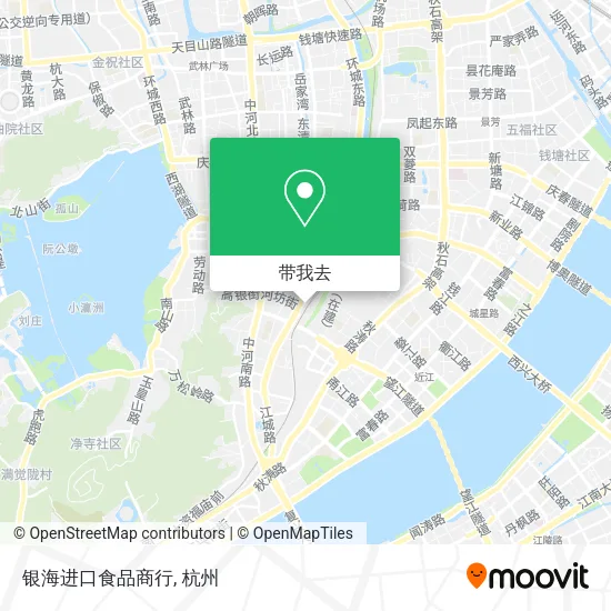 银海进口食品商行地图