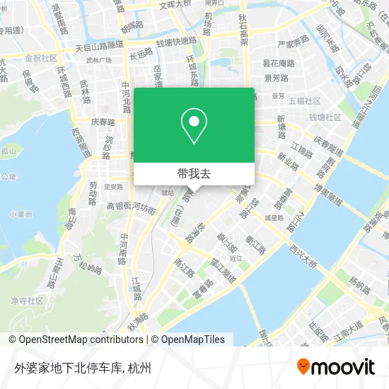 外婆家地下北停车库地图