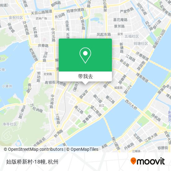 始版桥新村-18幢地图