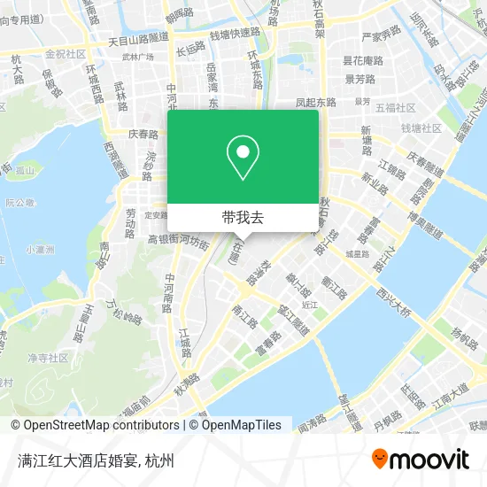 满江红大酒店婚宴地图