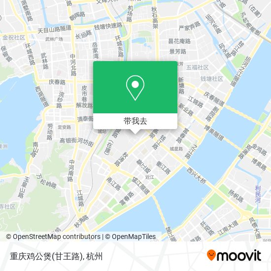 重庆鸡公煲(甘王路)地图