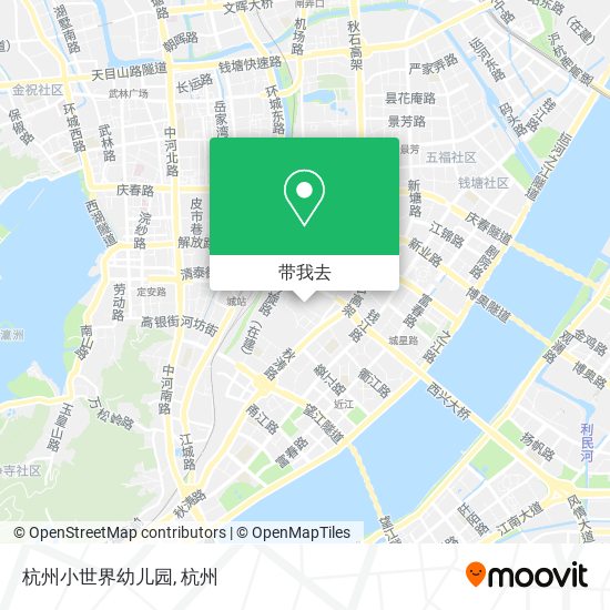 杭州小世界幼儿园地图