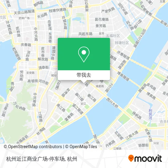 杭州近江商业广场-停车场地图