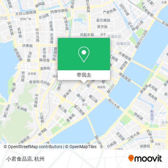 小君食品店地图