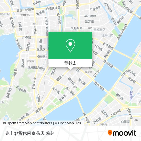 兆丰炒货休闲食品店地图