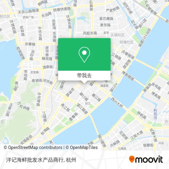 洋记海鲜批发水产品商行地图