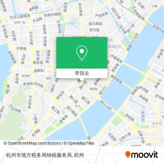 杭州市地方税务局纳税服务局地图