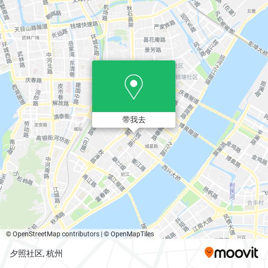 夕照社区地图