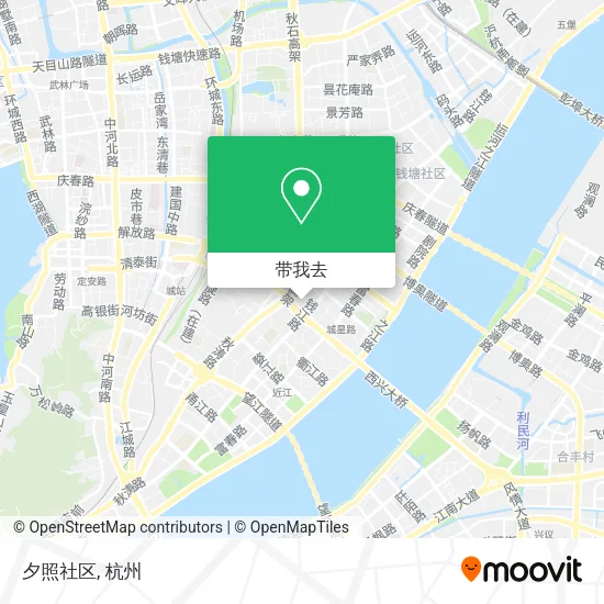 夕照社区地图