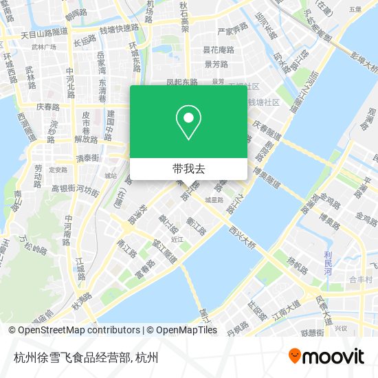杭州徐雪飞食品经营部地图