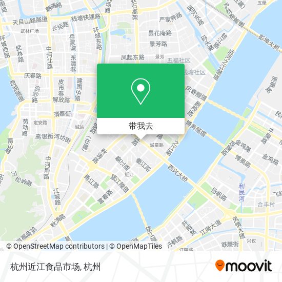 杭州近江食品市场地图
