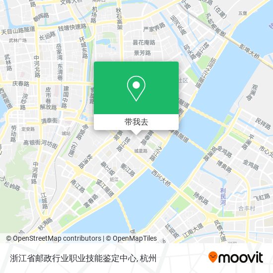 浙江省邮政行业职业技能鉴定中心地图