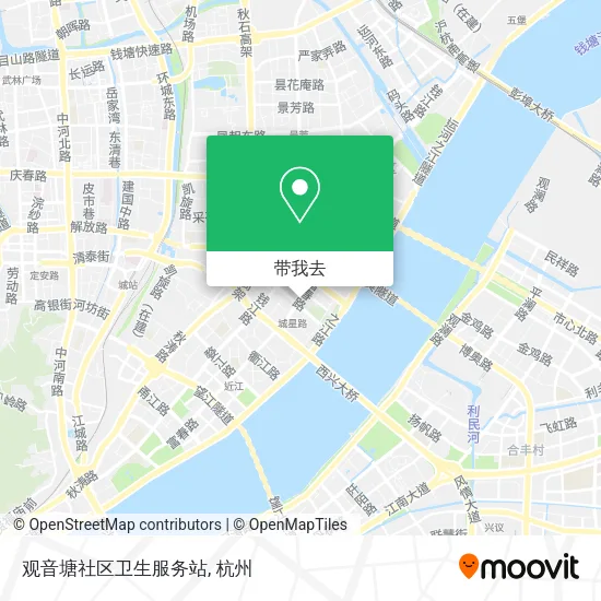观音塘社区卫生服务站地图
