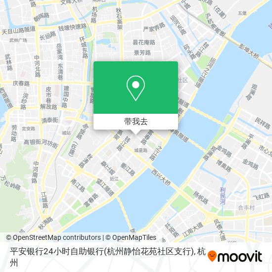 平安银行24小时自助银行(杭州静怡花苑社区支行)地图