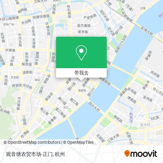 观音塘农贸市场-正门地图