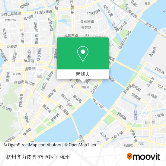 杭州齐力皮具护理中心地图