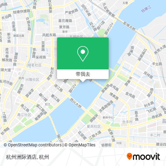 杭州洲际酒店地图