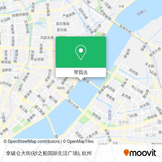 拿破仑大街(砂之船国际生活广场)地图