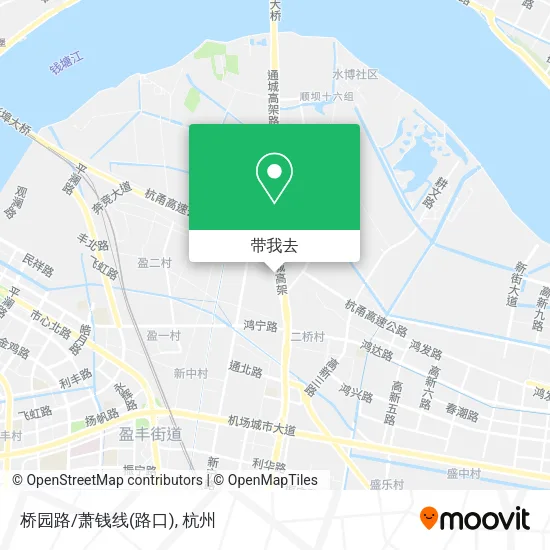 桥园路/萧钱线(路口)地图