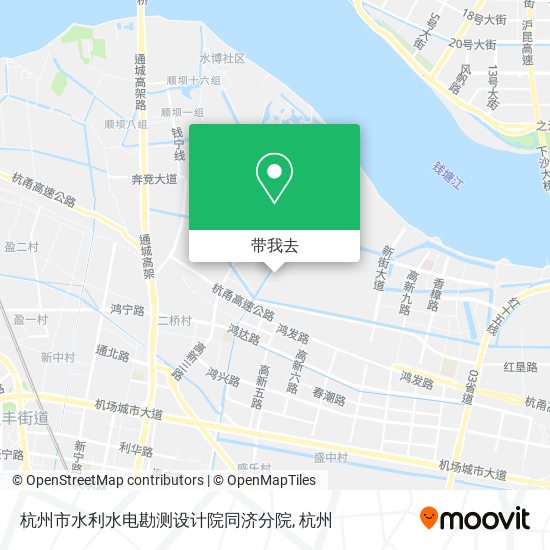 杭州市水利水电勘测设计院同济分院地图