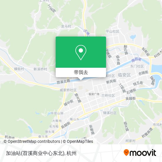 加油站(苕溪商业中心东北)地图