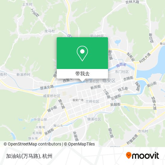 加油站(万马路)地图