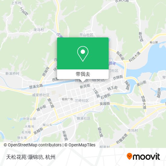 天松花苑·灏锦坊地图