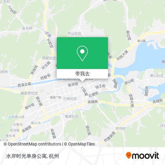 水岸时光单身公寓地图
