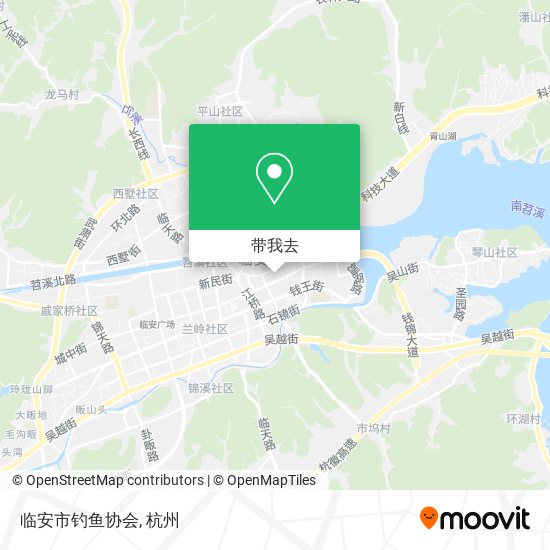 临安市钓鱼协会地图