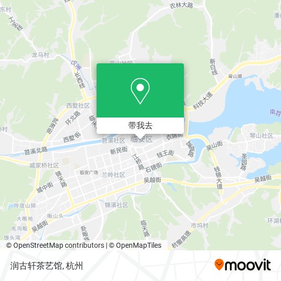 润古轩茶艺馆地图