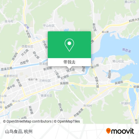 山鸟食品地图