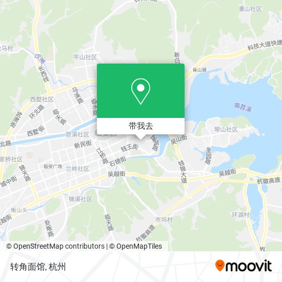 转角面馆地图