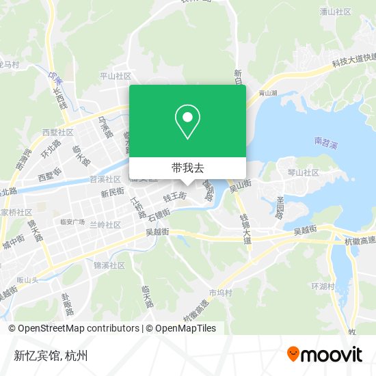 新忆宾馆地图