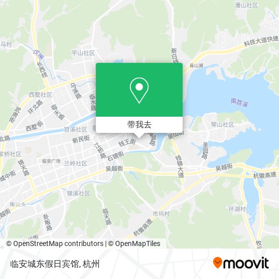 临安城东假日宾馆地图