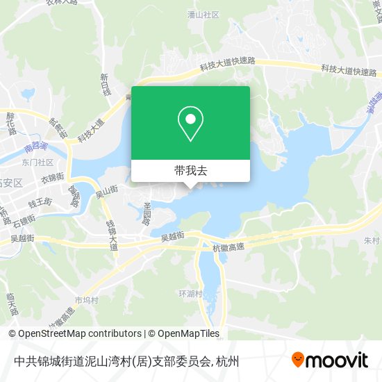 中共锦城街道泥山湾村(居)支部委员会地图