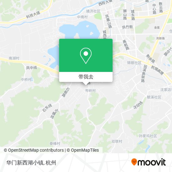 华门新西湖小镇地图