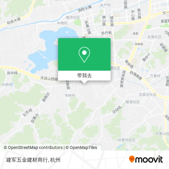 建军五金建材商行地图