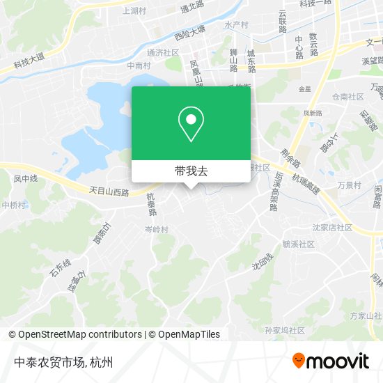 中泰农贸市场地图